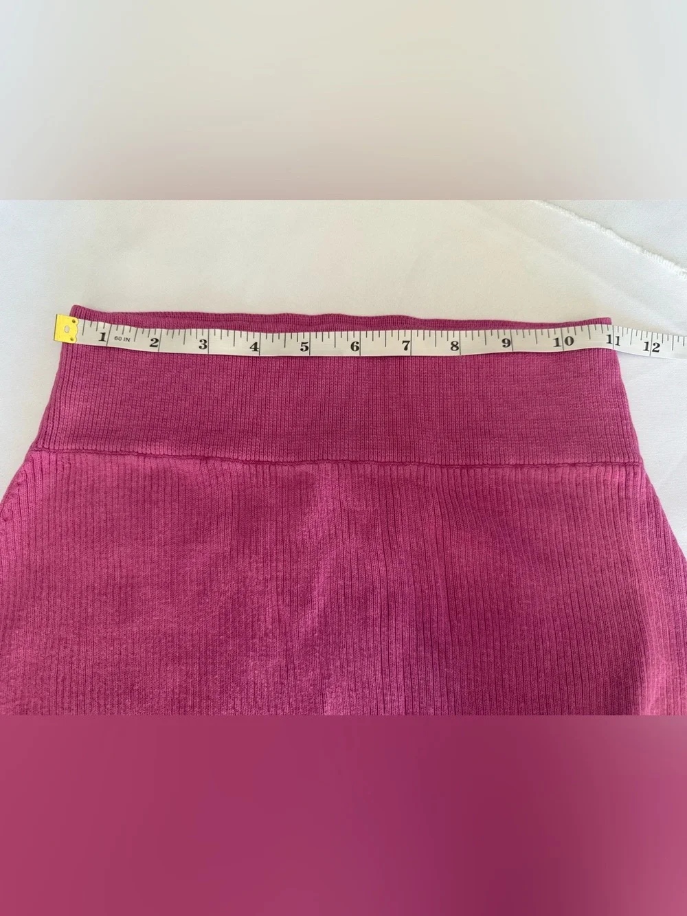 Free People x Revolve Pink Skyline Ribbed Midi Skirt Size XS